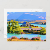 Lake Tekapo, Nieuw-Zeeland Briefkaart (Voorkant / Achterkant)