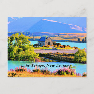 Lake Tekapo, Nieuw-Zeeland Briefkaart