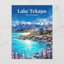 Lake Tekapo Nieuw-Zeeland