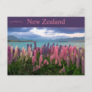 Lake Tekapo Nieuw-Zeeland Briefkaart