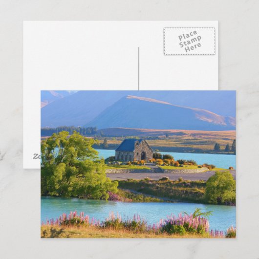 Lake Tekapo, Nieuw-Zeeland Briefkaart (Voorkant / Achterkant)