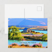Lake Tekapo, Nieuw-Zeeland Feestdagenkaart (Voorkant / Achterkant)