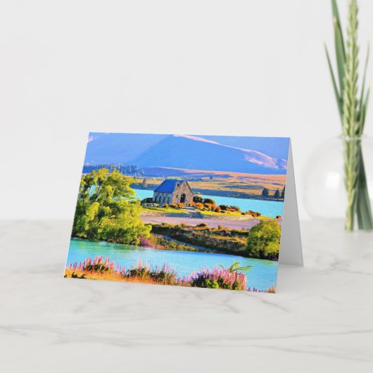 Lake Tekapo, Nieuw-Zeeland Kaart (Voorkant)