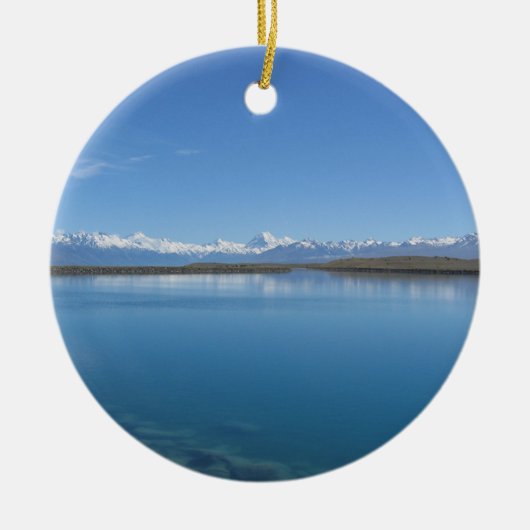 Lake Tekapo, Nieuw-Zeeland Keramisch Ornament (Voorkant)