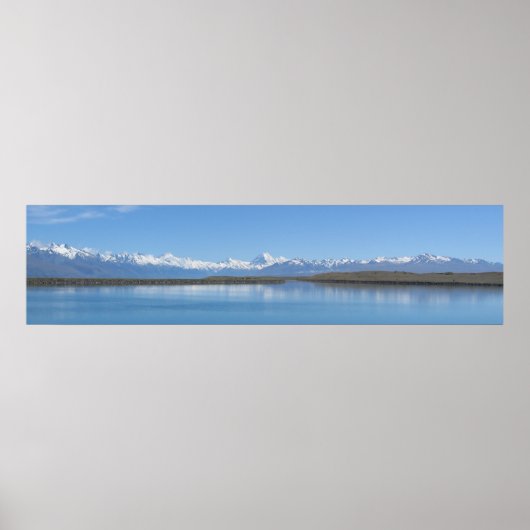 Lake Tekapo, Nieuw-Zeeland Poster (Voorkant)