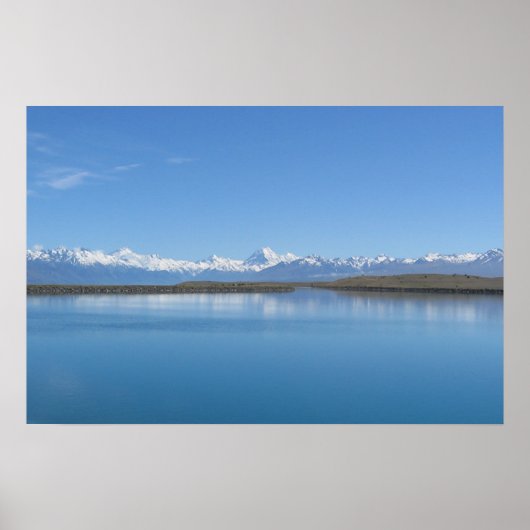 Lake Tekapo, Nieuw-Zeeland Poster (Voorkant)