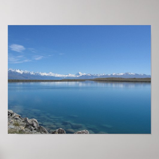Lake Tekapo, Nieuw-Zeeland Poster (Voorkant)