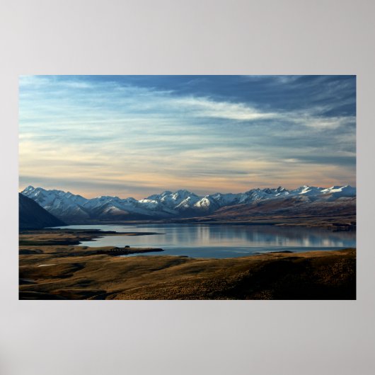 Lake Tekapo, Nieuw-Zeeland Poster (Voorkant)