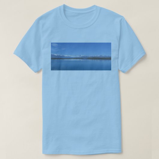 Lake Tekapo, Nieuw-Zeeland T-shirt (Design voorkant)