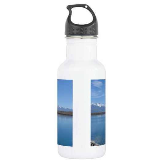 Lake Tekapo, Nieuw-Zeeland Waterfles (Achterkant)