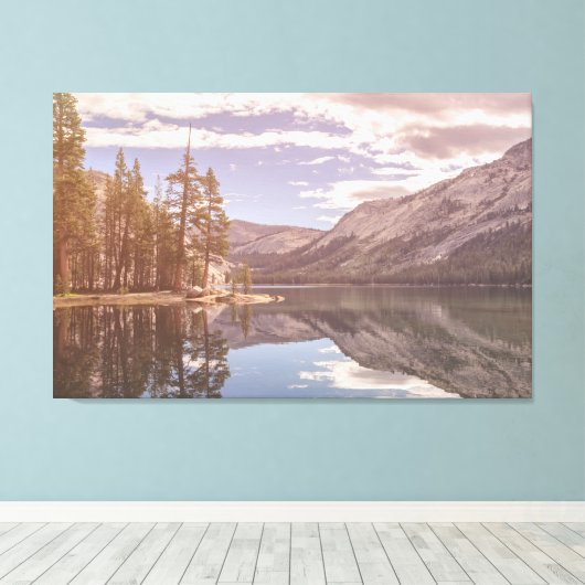 Lake Tenaya Canvas Afdruk (Insitu (Houten vloer))