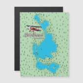 Lake Texcoco Mexico-kaart (Voorkant / Achterkant)