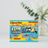 Lake Texoma Begroetingsansichtkaart Briefkaart (Staand voorkant)