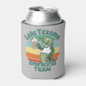 Lake Texoma Drink team past zich aan voor elk meer Blikjeskoeler (Blikje Voorkant)
