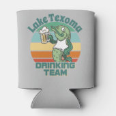 Lake Texoma Drink team past zich aan voor elk meer Blikjeskoeler (Achterkant)