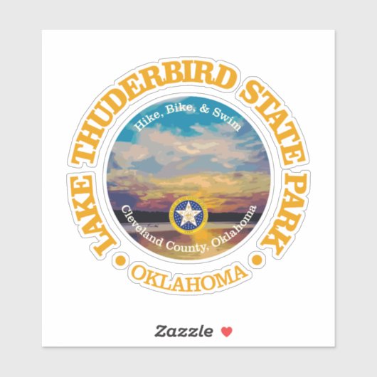 Lake Thunderbird SP Sticker (Vel)