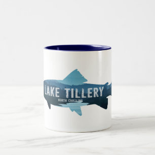 Lake Tillery North Carolina Tweekleurige Koffiemok