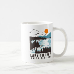 Lake Tillery North Carolina Zomer Meer Leven Boot Koffiemok