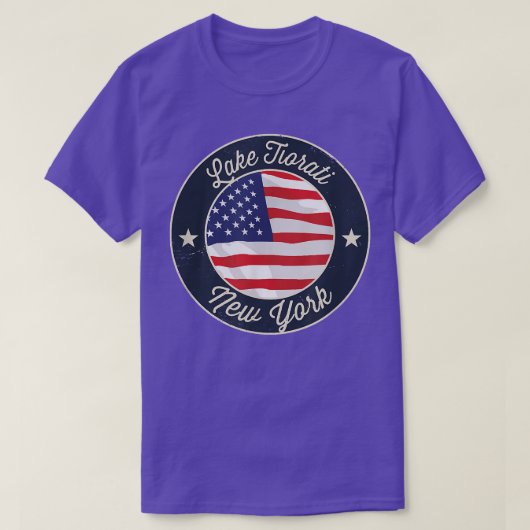 Lake Tiorati - Patriotic New York Souvenir T-Shirt (Design voorkant)