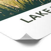 Lake Titicaca Zuid-Amerika Reisprint Poster (Hoek)