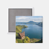 Lake Toba Sumatra Indonesia Volcano Landscape Magneet (Voorkant / Achterkant)