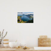 Lake Toba Sumatra Indonesia Volcano Landscape Poster (Keuken)