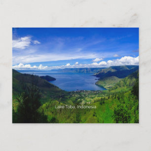 Lake Toba, Sumatra, Indonesië Briefkaart
