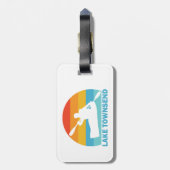 Lake Townsend North Carolina Kayak Bagagelabel (Achterkant verticaal)