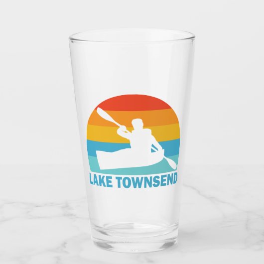 Lake Townsend North Carolina Kayak Glas (Voorkant)