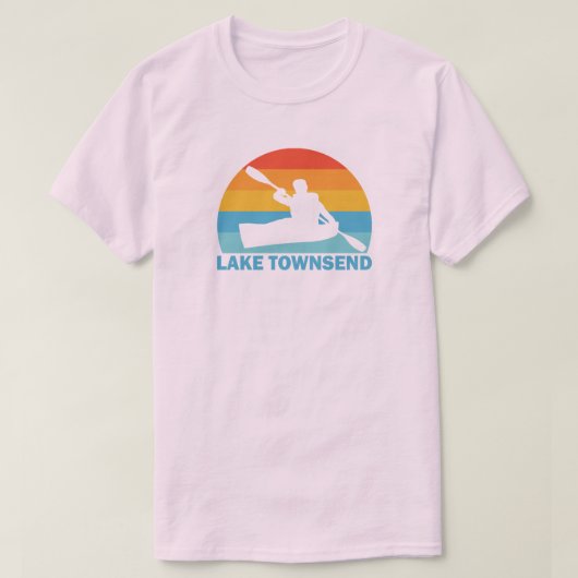 Lake Townsend North Carolina Kayak T-shirt (Design voorkant)