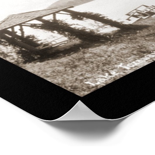 Lake Toxaway NC Boats Photo 1911 Poster (Hoek)