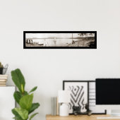 Lake Toxaway NC Boats Photo 1911 Poster (Thuiskantoor)