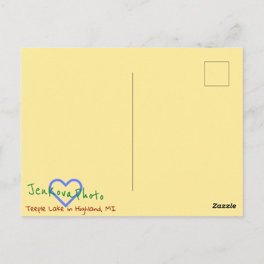 LAKE TRAIL BRIGHT BRIEFKAART (Achterkant)