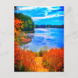 LAKE TRAIL BRIGHT BRIEFKAART