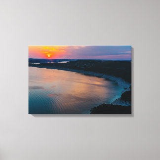 Lake Travis Sunset Canvas Afdruk