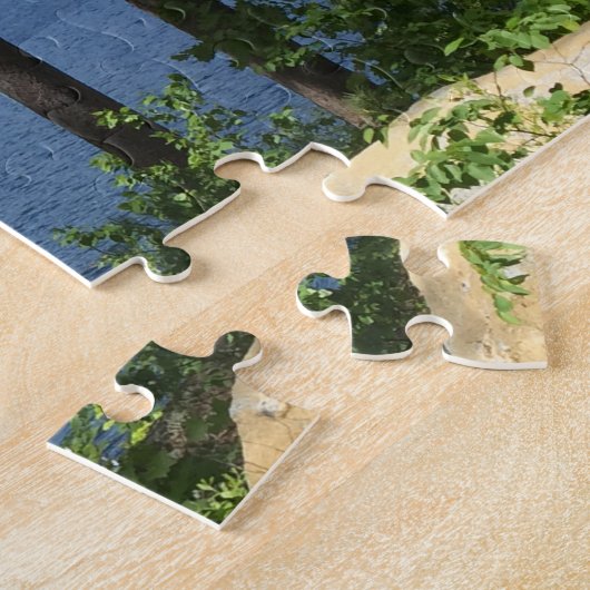 Lake Trees Squam New Hampshire Foto Legpuzzel (Zijkant)