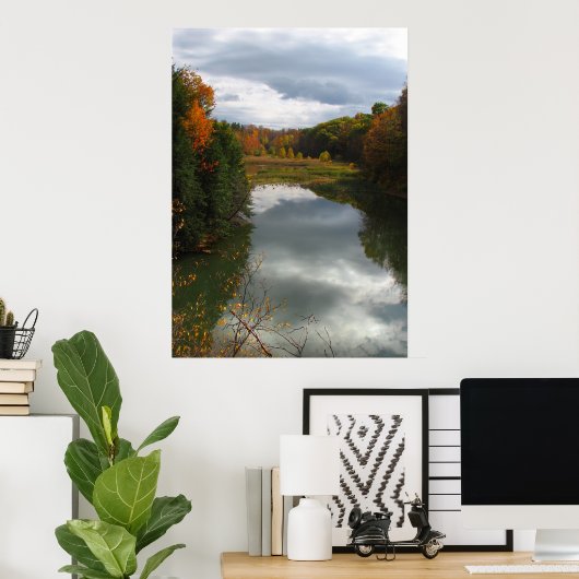 Lake Treman Poster (Thuiskantoor)