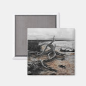 Lake Tyrrell Natuurlijke Krachten Magneet (Voorkant / Achterkant)