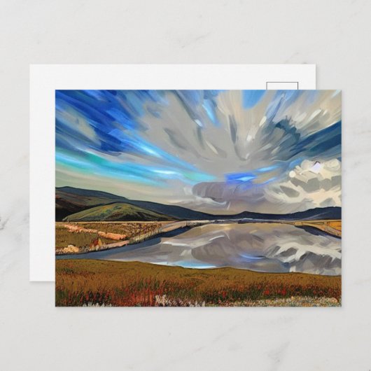 LAKE UITZICHT BRIEFKAART (Voorkant / Achterkant)