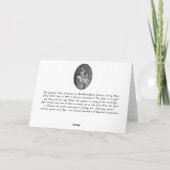 Lake Uitzicht & Egrets bij zonsopgang - eenvoudige Bedankkaart (Achterkant)