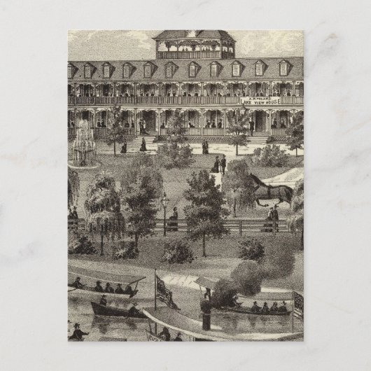 Lake Uitzicht House in Asbury Park, NJ Briefkaart (Voorkant)