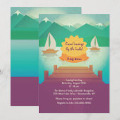 Lake Uitzicht Invitation Kaart (Voorkant / Achterkant)