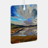 LAKE UITZICHT METALEN ORNAMENT (Voorkant Rechts)