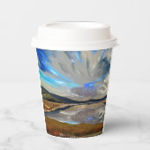 LAKE UITZICHT PAPIEREN BEKERS (Voorkant)