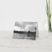 Lake Uitzicht Pastor's Birthday Kaart (Achterkant)