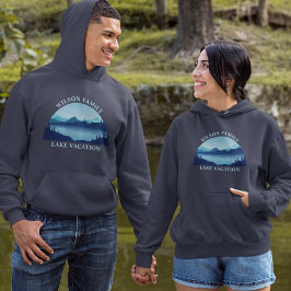 Lake Vacation Familie Reunion gepersonaliseerd Hoodie