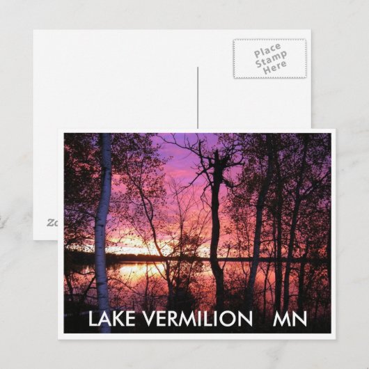 Lake Vermilion Briefkaart (Voorkant / Achterkant)