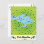 Lake Vermilion Minnesota Briefkaart (Voorkant / Achterkant)
