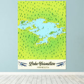 Lake Vermilion Minnesota Canvas Afdruk (Insitu (Houten vloer))