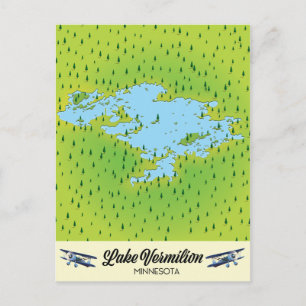 Lake Vermilion Minnesota kaart